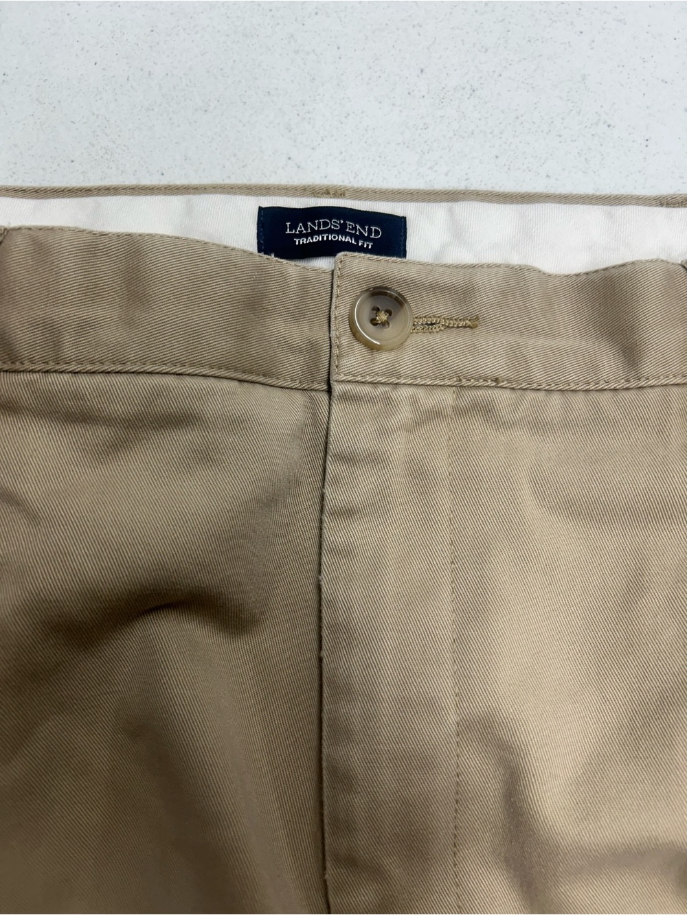 Lands End 36x30 Classic Khaki Straight-Leg Pants - Picture 4 of 9